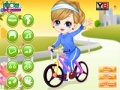 Jeu The Little Girl Learn Bicycle