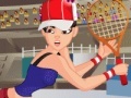 Jeu Tennis sporty girl