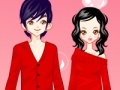 Jeu Doll couple dress up