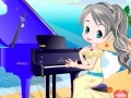 Jeu Piano on the beach
