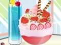 Jeu Strawberry ice cream decoration