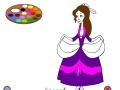 Jeu Coloring: Cinderella at the ball in a hurry