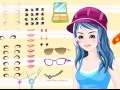 Jeu The girl with blue hair