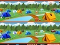 Jeu Camping Spot the difference