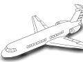 Jeu Colour the airplane