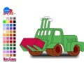 Game tractor coloring