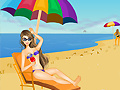 Jeu Becky at the beach