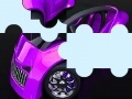 Jeu Futuristic pink car puzzle