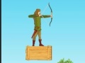 Game Robin Hood shoots bags