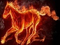 Jeu Flame horse puzzle