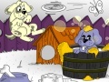 Jeu Playful puppies coloring page 2