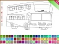 Game Double Decker Bus Coloring