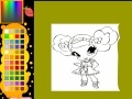 Jeu Little funny girl coloring