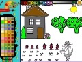 Jeu Farmer Girl and Field Coloring