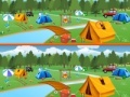 Jeu Camping: Spot the Difference