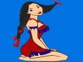 Jeu Native girl coloring