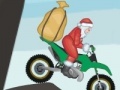 Jeu Santa on motorbike