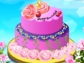 Jeu Cake in flowers