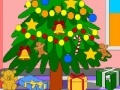 Jeu Cartoon xmas tree coloring page