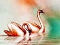 Jeu Golden swans slide puzzle