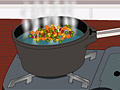Jeu Cooking vegetable salad