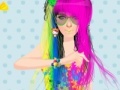 Jeu Multicolor dyed hair girl 