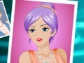 Jeu Regular make-up of the unusual girl