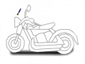 Jeu Superb motorbike coloring