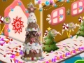 Jeu Gingerbread house cake 