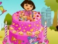 Game Dora Birthday: Cake Decor