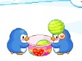 Jeu Penguins and ice cream balls