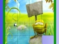 Jeu Frog on the Stone Slide Puzzle