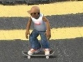 Jeu Riding on a skateboard in the park