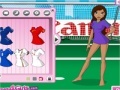 Jeu Football girl dress up