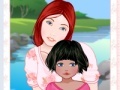 Jeu Mother and child make over game