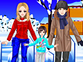 Jeu Ice Skating Family